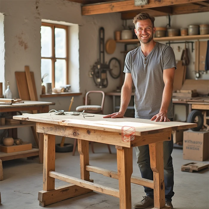 Крепкий верстак сделанный своими руками - фото СтеллажМастер